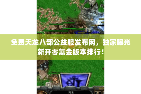 免费天龙八部公益服发布网,独家曝光新开零氪金版本排行! 免费天龙八部公益服发布网,独家曝光新开零氪金版本排行!