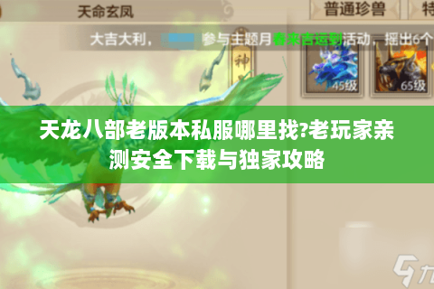 天龙八部老版本私服哪里找?老玩家亲测安全下载与独家攻略