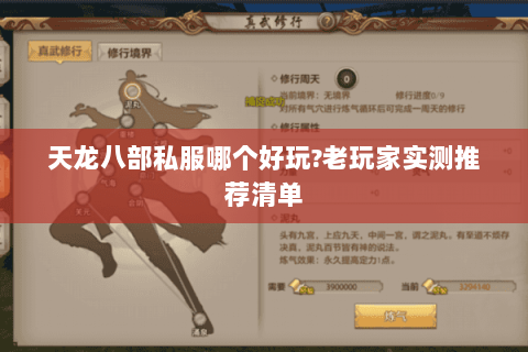 天龙八部私服哪个好玩?老玩家实测推荐清单 天龙八部私服哪个好玩?老玩家实测推荐清单