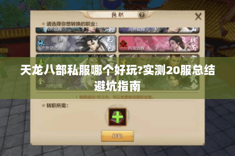 天龙八部私服哪个好玩?实测20服总结避坑指南 天龙八部私服哪个好玩?实测20服总结避坑指南