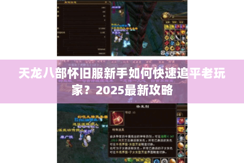 天龙八部怀旧服新手如何快速追平老玩家？2025最新攻略