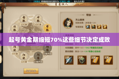 起号黄金期缩短70%这些细节决定成败