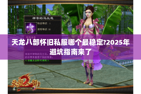 天龙八部怀旧私服哪个最稳定?2025年避坑指南来了 天龙八部怀旧私服哪个最稳定?2025年避坑指南来了